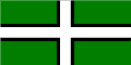 The flag for Devon