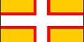 The new flag for Dorset, designed in 2008