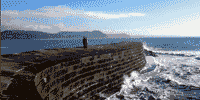 Link to Panorama of The Cobb at Lyme Regis