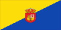 flag of Gran Canaria in the Canary Islands