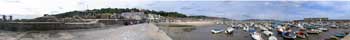 The harbour at Lyme Regis