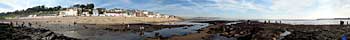 Low tide on the main beach