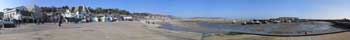 The harbour slipway in Lyme Regis